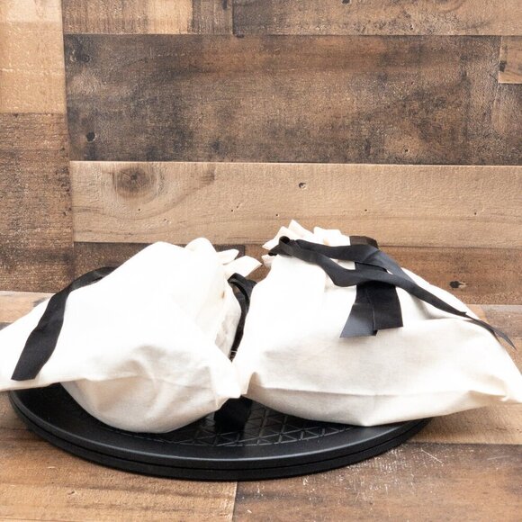 LANVIN OLIVER WOMENS BOOTS BLACK LEATHER BOOTIES DOUBLE STRAP CASUAL SZ 9.5B - Picture 12 of 13